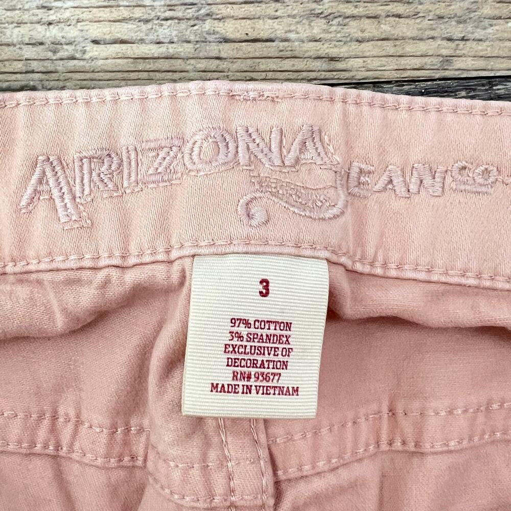 Arizona jeans pink skinny leg jeans size 3 B161 - Picture 2 of 3